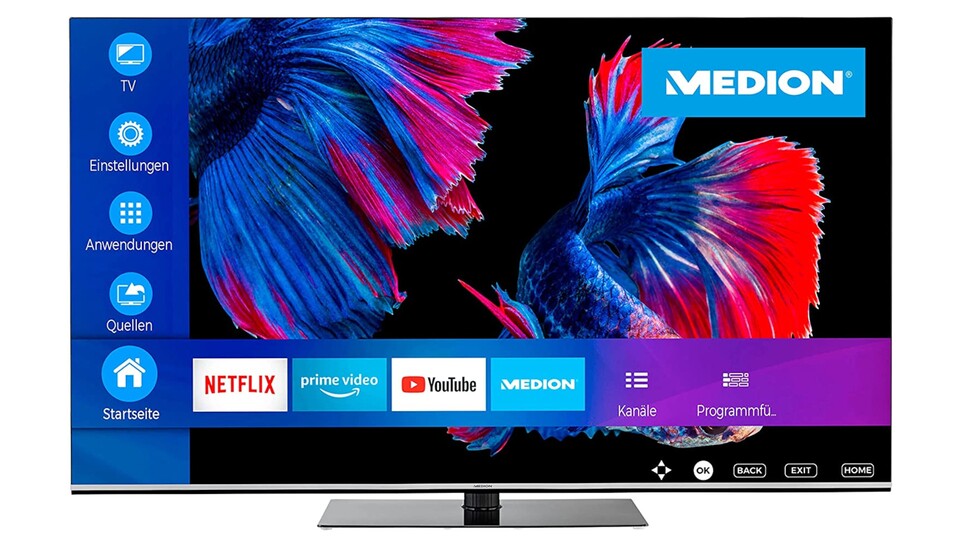 Auch hochwertige OLED-TVs bekommt ihr im Medion Black Weeks Sale günstiger.