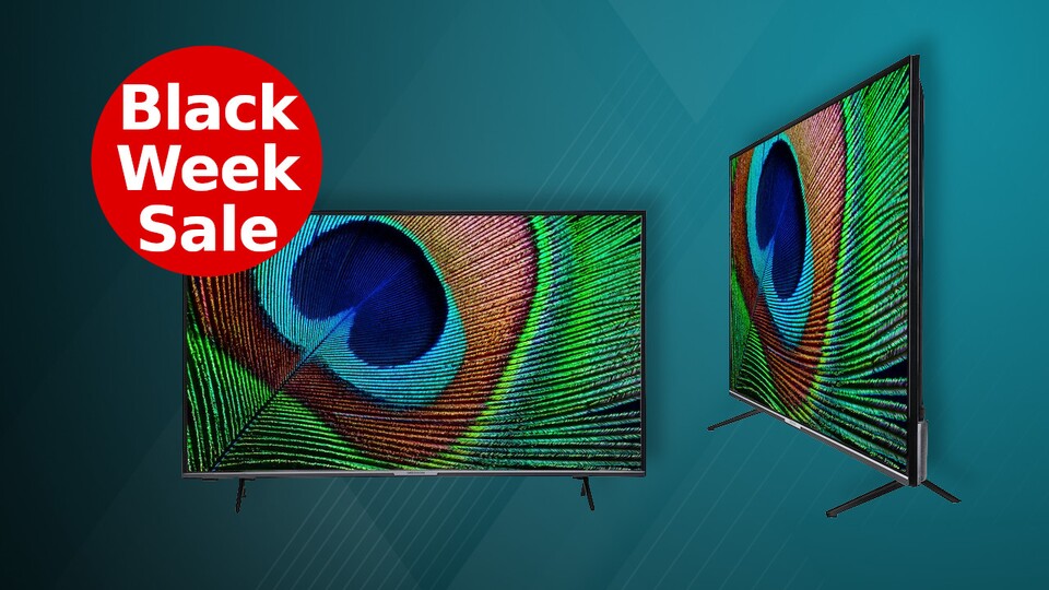 Im Black Week Sale des Medion Shops könnt ihr unter anderem einen 55 Zoll großen 4K-Fernseher günstig bekommen.