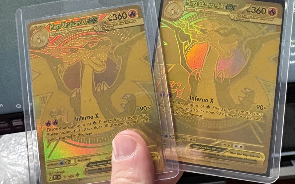 Die Glurak-Karte ist aber auch ein echtes Prachtstück. (Bild: Meneerster auf Reddit)