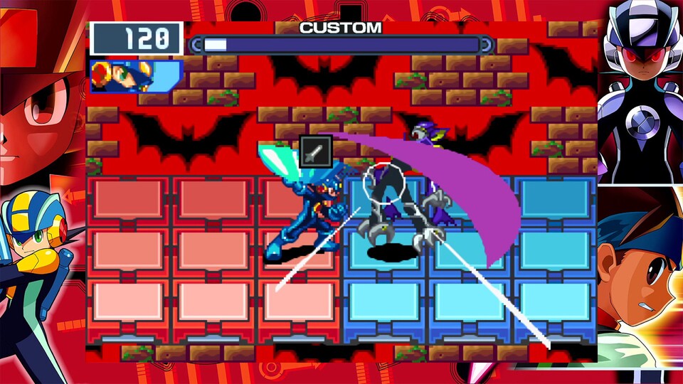 In Mega Man Battle Network kämpfen wir in der virtuellen Welt gegen Cyberkriminelle und ihre Computerviren.