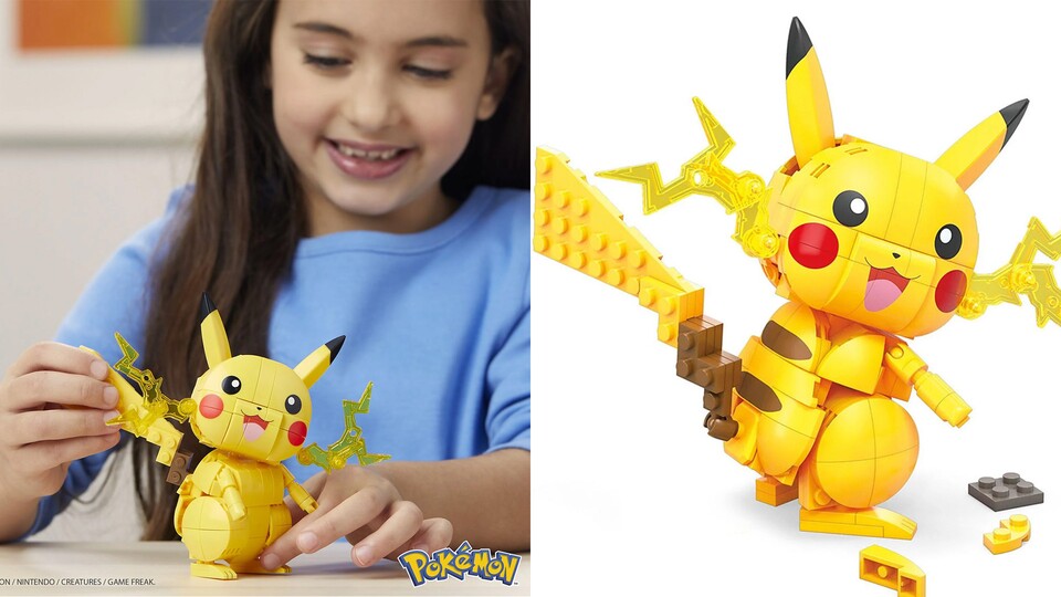 Für unter 10€ ist das Pikachu Klemmbaustein-Set einfach unwiderstehlich günstig!