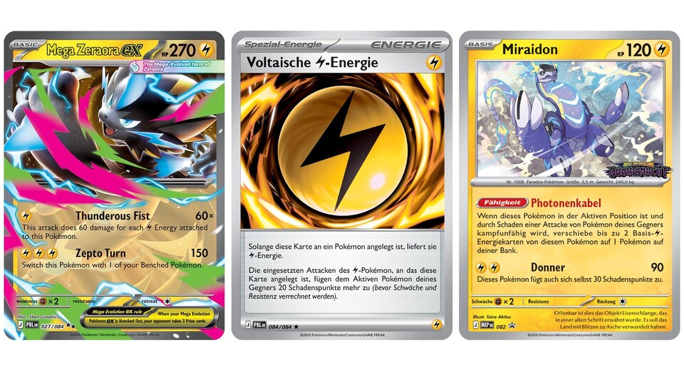 Die neuen Elektro-Pokémon setzen auf maximalen Schaden.