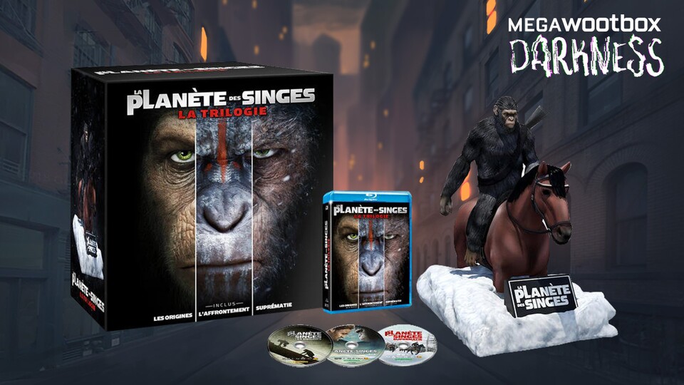 Der Planet der Affen: Limited Edition Triologie Blu-ray im Wert von 200 Euro