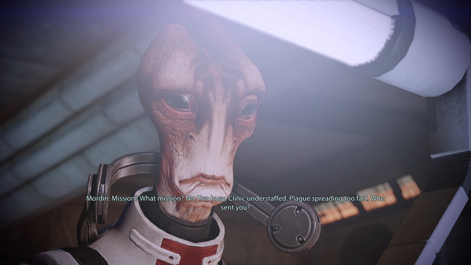Mass Effect 2 setzt Shepards Abenteuer fort und führt unter anderem mit dem Doktor Mordin Solus neue spannende Charaktere ein.