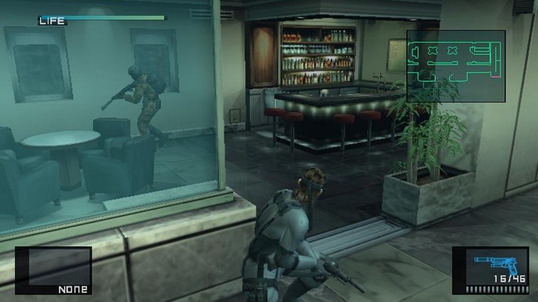 Solid Snake konnte in MGS2 nur während einer kurzen Mission auf einem Tanker gespielt werden.