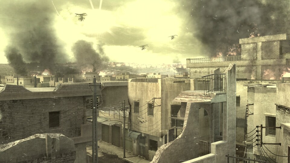 In der Version des Jahres 2014, in der dieser PS3-Klassiker spielt, führen Söldnergruppen Konflikte auf der ganzen Welt.