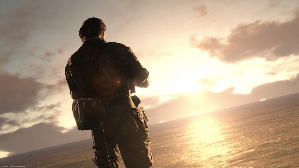 Plätzchen mit Aussicht: Die Spielwelt von Metal Gear Solid 5 ist gigantisch.