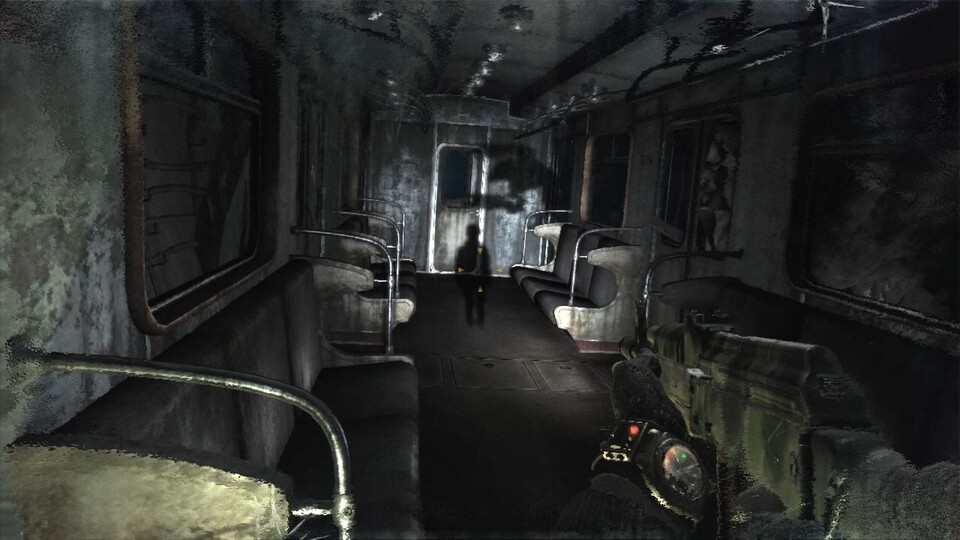 Metro 2033: Die unheimlichen Geistergestalten trefft ihr schon relativ früh im Spiel.