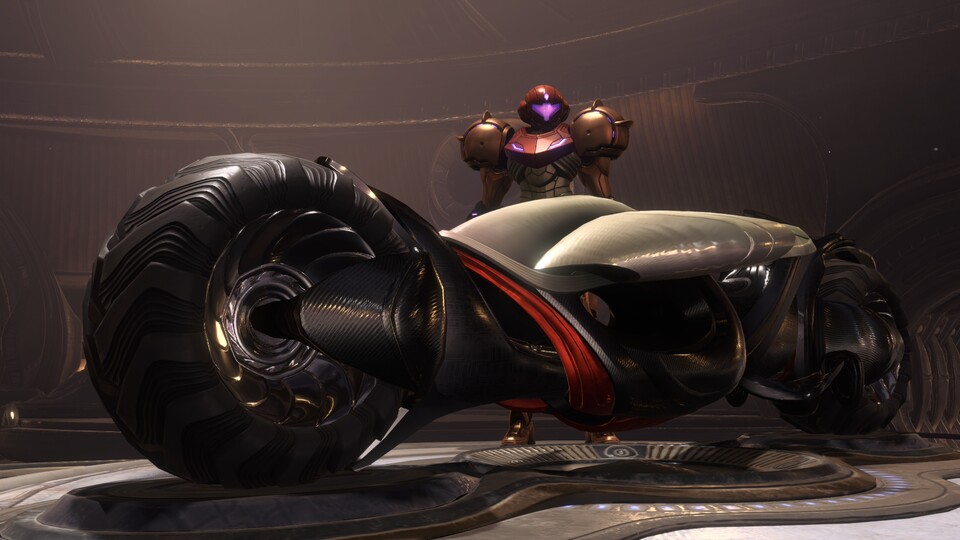 Wenn Samus Morphball-Form nicht mehr schnell genug ist, muss das Vi-O-La-Bike herhalten.