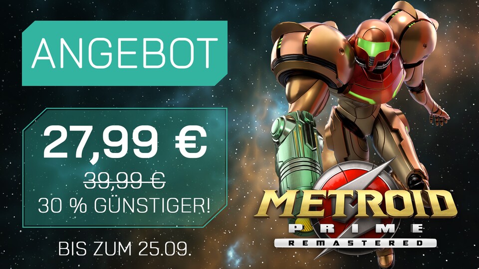 94 Punkte auf Metacritic: Mit Metroid Prime Remastered ist seit heute ein echtes Switch-Highlight stark reduziert!