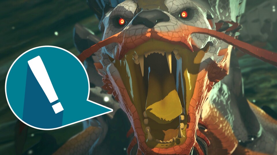 Der Schlamm-Leviathan aus MH Rise beschmeißt euch auch hier mit Matsch. (© Capcom)