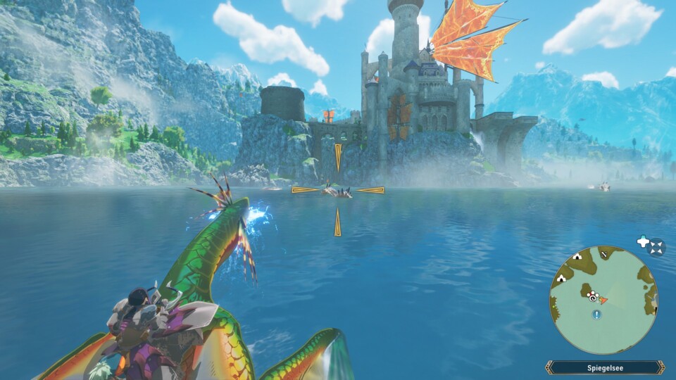 Hier geht nur Spucken, nicht stark anstupsen. (© Capcom)