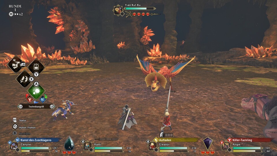 Der altbekannte Yian Kut-Ku ist auch in Stories 3 mit am Start. (© Capcom)