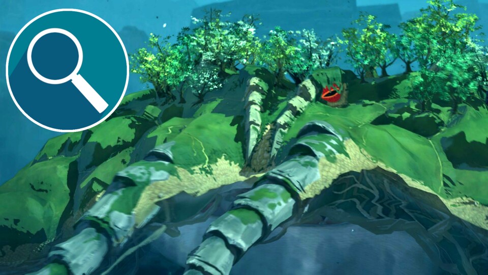 Der alte große Oktopus-ähnliche Drachenälteste Yama Tsukami aus Monster Hunter 2 hat eien großen Auftritt in MH Stories 3. (© Capcom)