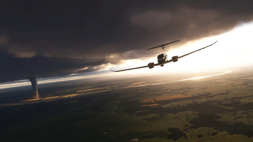 Der Microsoft Flight Simulator 2024 beeindruckt vor allem mit seiner Optik.