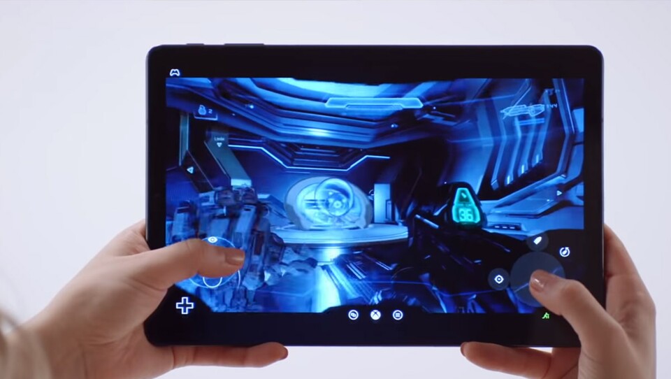 Mit xCloud könnt ihr Halo zum Beispiel auf einem Tablet spielen.
