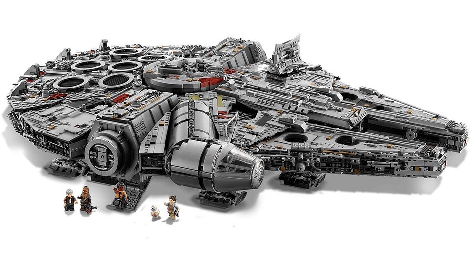 So sieht der LEGO Millenium Falke aus.