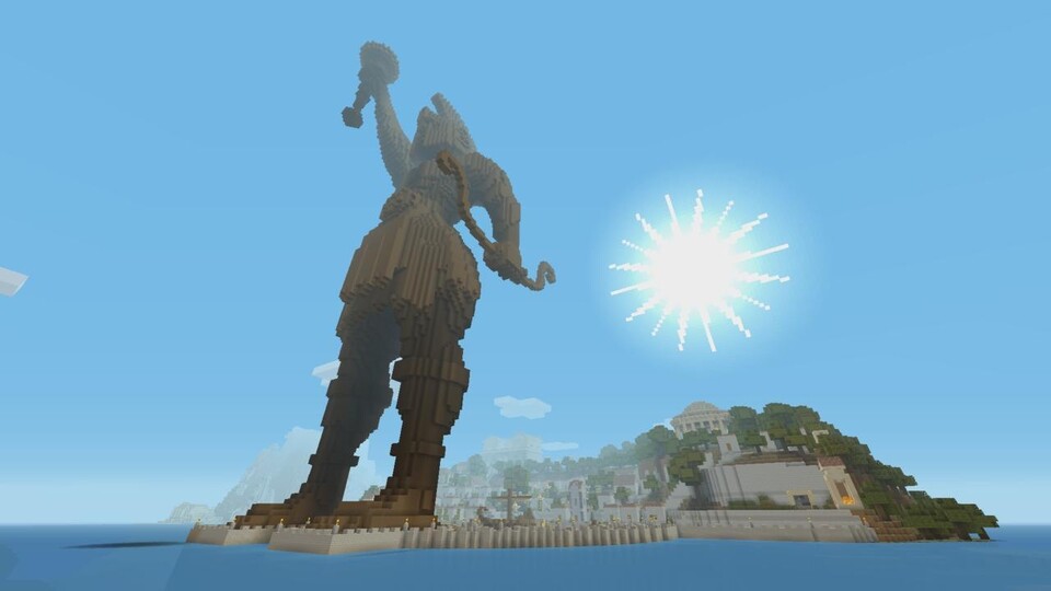 Minecraft hat einen Greek-Mythology-DLC erhalten. Enthalten sind unter anderem 39 neue Charakter-Skins.