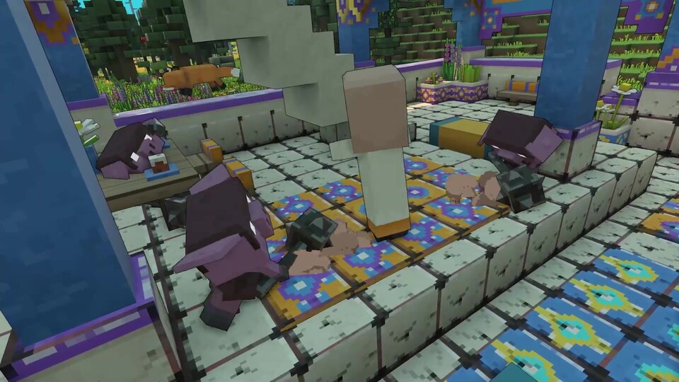 Minecraft Legends zeigt im Gameplay-Trailer Release und PvP-Modus