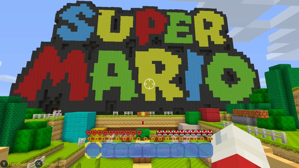 Die Super Mario-Welt sieht wunderschön aus.