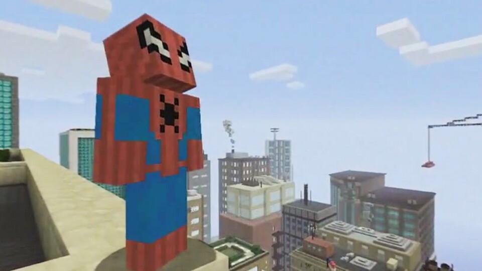 Minecraft: Xbox 360 Edition - Ingame-Trailer zum Spider-Man DLC-Paket
