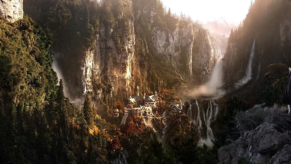 Welchen Teil von Mittelerde wir zu sehen bekommen, ist noch unklar. Hier: Bruchtal aus den Herr der Ringe-Filmen (Bildrechte: New Line Cinema, Bildquelle: YouTube).