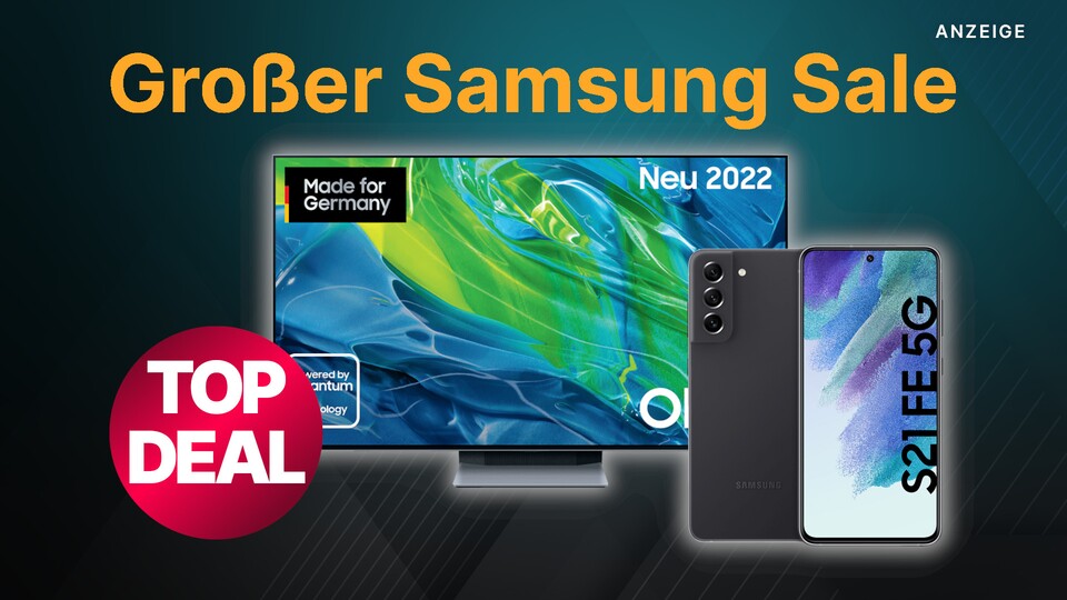 Im Samsung Sale bei MediaMarkt und Saturn bekommt ihr gerade unter anderem 4K-Fernseher, Handys und Tablets günstig im Angebot.