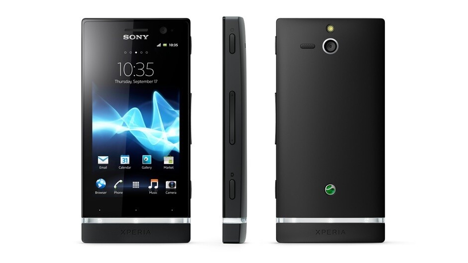 Sony hat auf der MWC 2012 neue Xperia-Telefone vorgestellt. Hier das Xperia U.