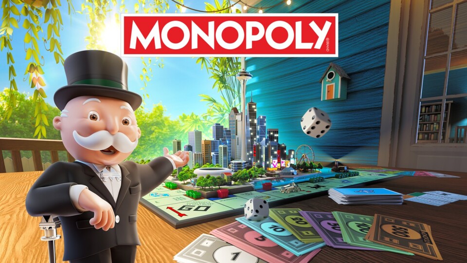 Die neue Monopoly-Umsetzung für Switch verschafft dem Brettspiel-Klassiker eine hübsche Inszenierung.