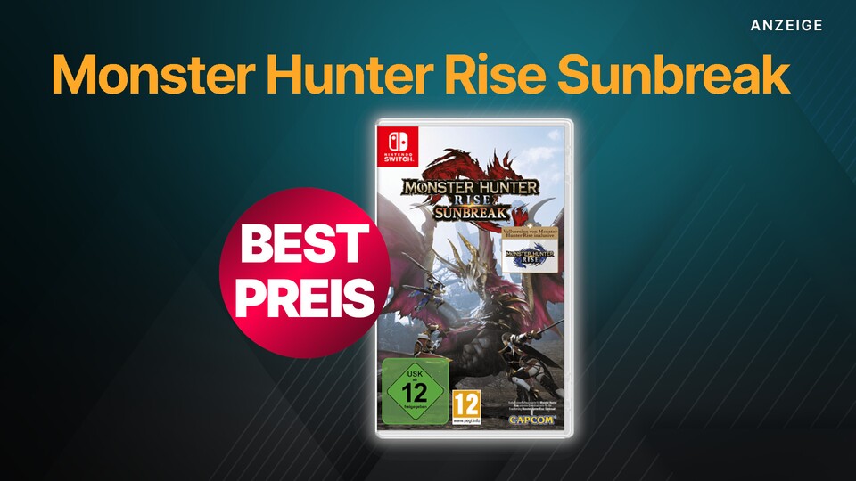 Monster Hunter Rise: Sunbreak gibt es jetzt bei Amazon zusammen mit dem Hauptspiel günstig im Angebot.