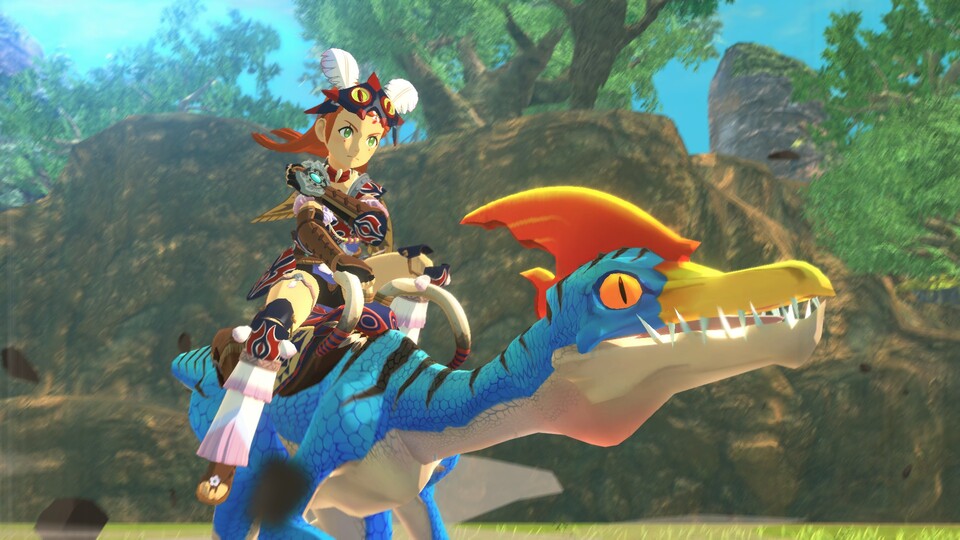 Im Gegensatz zu anderen Monster-Hunter-Spielen jagt ihr in Monster Hunter Stories 2 die Monster nicht, sondern zähmt und trainiert sie.