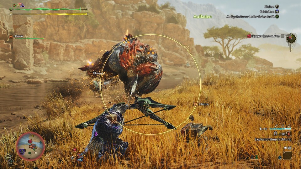 Monster Hunter Wilds lässt euch in weiten, offenen Gebieten auf Monsterjagd gehen.