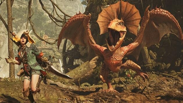 Auch in Monster Hunter Wilds stehen die Kämpfe gegen riesige Kreaturen wieder im Vordergrund.