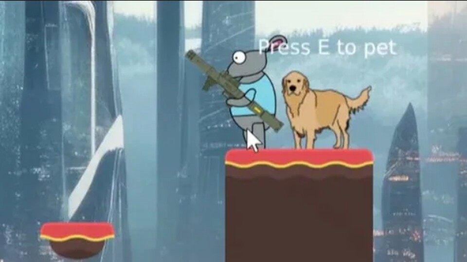 Hier seht ihr den Hund in Monster Sniper Season 3, dem schlechtesten Spiel aller Zeiten.