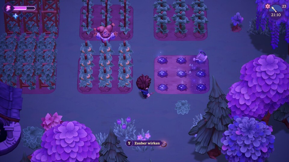 Der Gameplay-Loop aus Ackerbau, Crafting und NPC-Gesprächen wir euch schnell vertraut vorkommen, wenn ihr vergleichbare Spiele kennt.