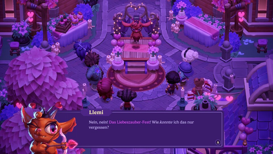 Zu jeder Jahreszeit gibt es auch Feste wie das Liebeszauber-Fest, an denen ihr besonders gut die Herzen eurer auserwählten NPCs erobern und besondere Belohnungen gewinnen könnt.