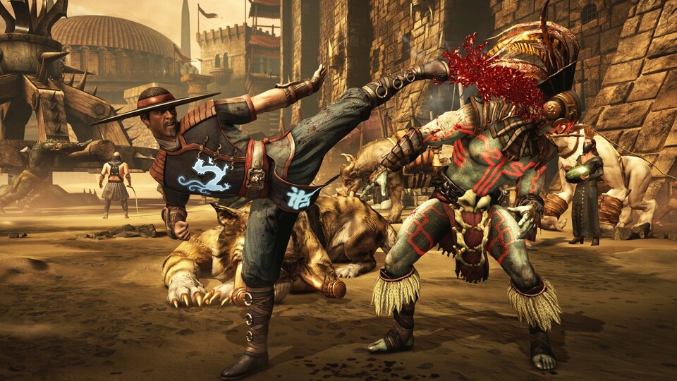 Im Prügelspiel Mortal Kombat X wird ein Ragequit mit einem explodierenden Kopf bestraft.