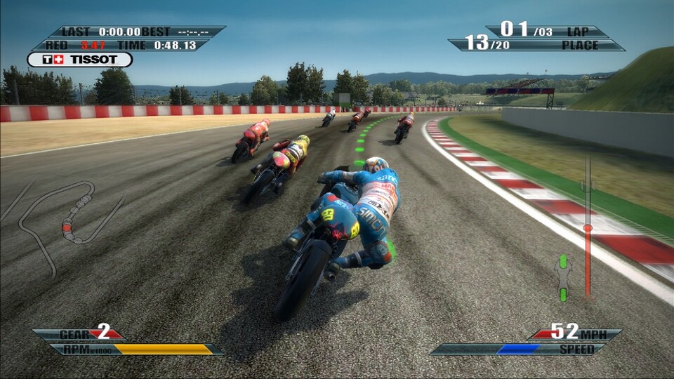 MotoGP 09/10: Auf dem Bike gestikulieren die Fahrer wenn sie gestoßen werden.