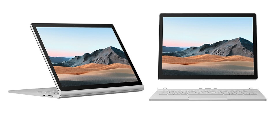 Neben den vielseitigen Einsatzmöglichkeiten überzeugt das Surface Book 3 auch durch modernes, schlankes Design.