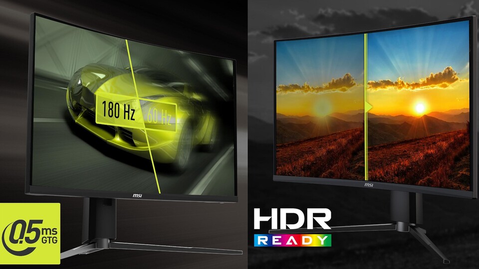 Diesen 180Hz-Monitor könnt ihr euch jetzt günstig sichern und eine flüssige Darstellung schneller Bewegungen genießen.