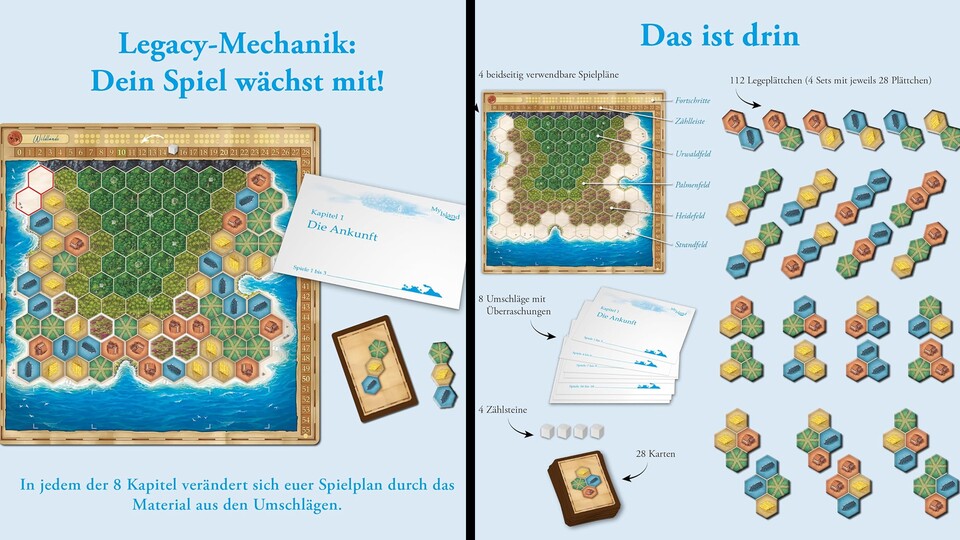 Auch der fantastische Nachfolger hat es echt in sich und ihr baut euch eure eigene kleine Trauminsel!