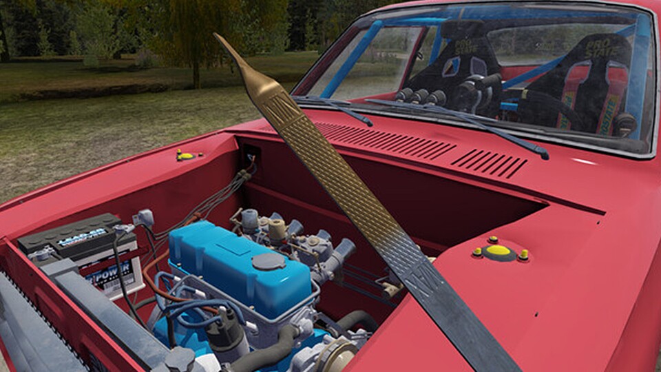 Für Auto-Tuning-Fans bietet My Summer Car jede Menge Detailverliebheit.