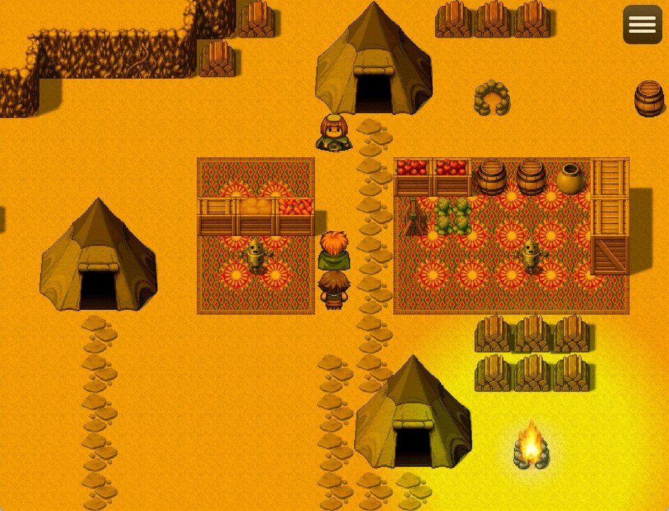 Mystic Depths: The Corrupted King ist ein klassisches Top-Down-Rollenspiel.