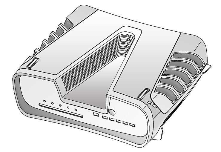 Womöglich ist dieses Patent-Bild schon das endgültige PS5-Design (Bild: LetsGoDigital)