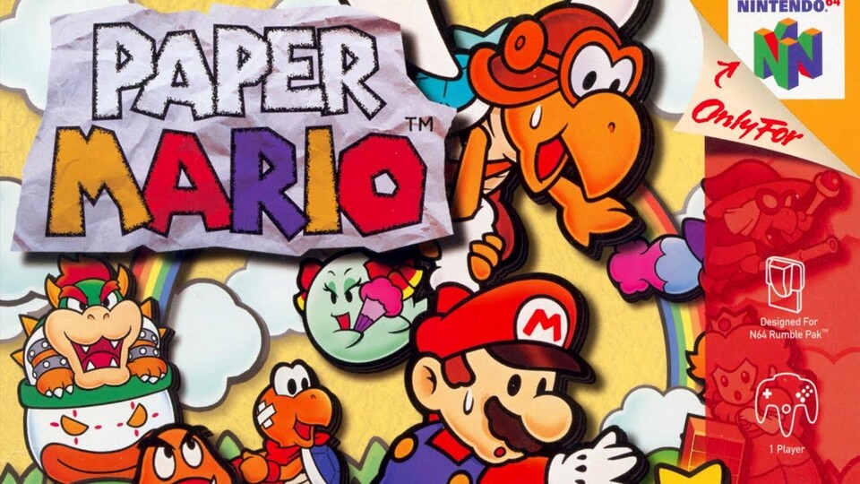 Das erste Paper Mario begeisterte nicht nur durch seinen niedlichen Look.