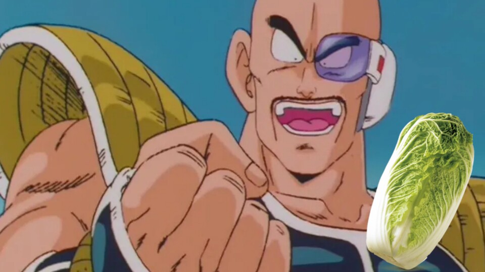 Nappa bereit zum Kampf in der Vegeta Saga. © Toei Animation