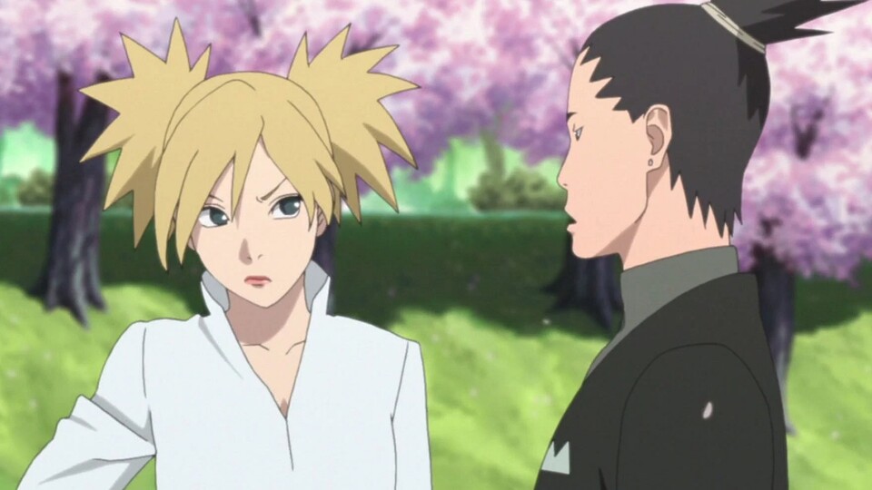 Temari und Shikamaru bei der Hochzeit von Naruto und Hinata. (Bild: © Pierrot)