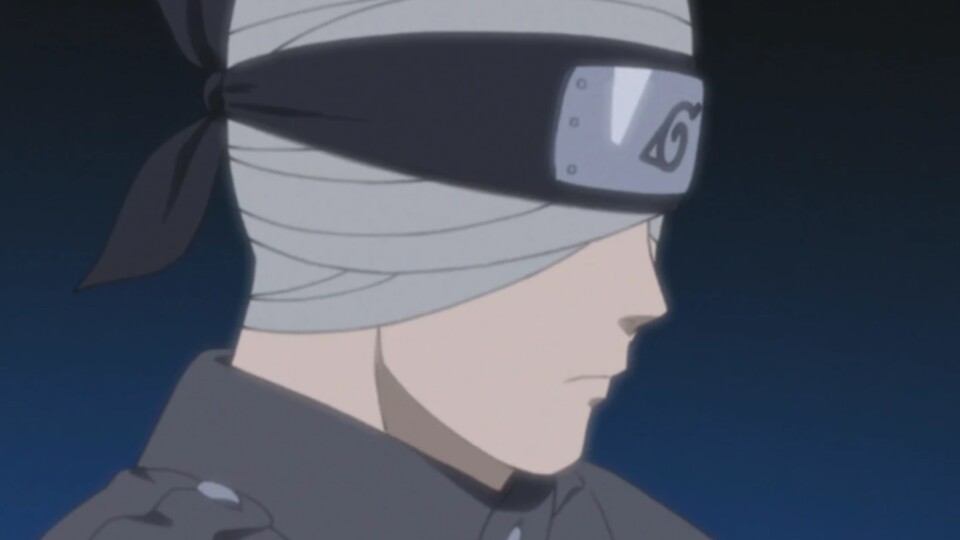 Tonbo Tobitake hatte nur wenige Auftritte in Naruto und wurde sogar von Kishimoto selbst vergessen. (© Masashi Kishimoto, Shueisha Pierrot)