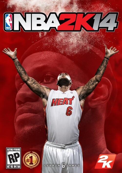 LeBron James ist auf dem Cover von NBA 2K14 zu sehen.