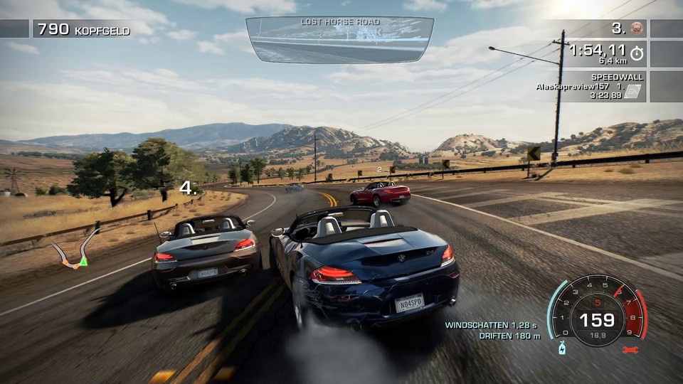 In Need for Speed: Hot Pursuit gehts nicht zimperlich zur Sache. Crashs mit anderen Fahrern und der Polizei stehen auf der Tagesordnung. 